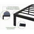 thumbnail image 4 of 18 Inch Platform Bed Frame/Easy Assembly Mattress Foundation / 3000lbs Heavy Duty Steel Slat/Noise Free/No Box Spring Needed,King, 4 of 5