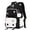Black, variant on gcong Lightweight School Backpack With Cute Animal Print And Comfortable Straps For Daily Use Light Purple