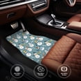 thumbnail image 6 of Fuzoiu Snowflake Scarf Snowman Print Carpet Floor Mats for Car,Car Foot Mat Set,Universal Fit 4 Piece Mat Pad Set,Fits Most Cars Trucks Vans Sedans SUV Auto Carpet Mat Se, 6 of 7