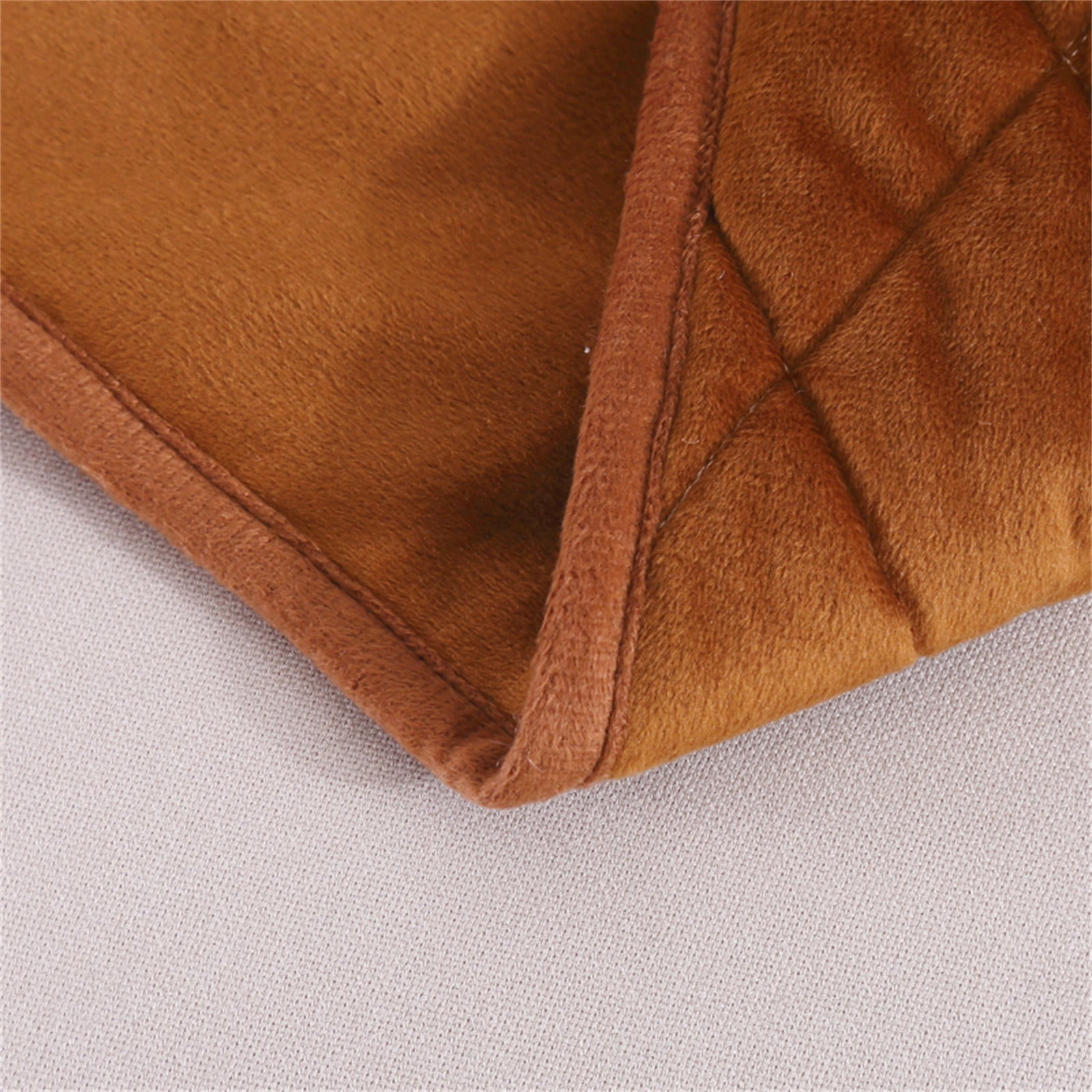 Heated Blanket Soft 5V USB Blanket Washable，Ideal for Kids, Travel & Back Pain, or Cramps ，With 120cm Extension Line，Fast Heating, Machine Washable, Coffee