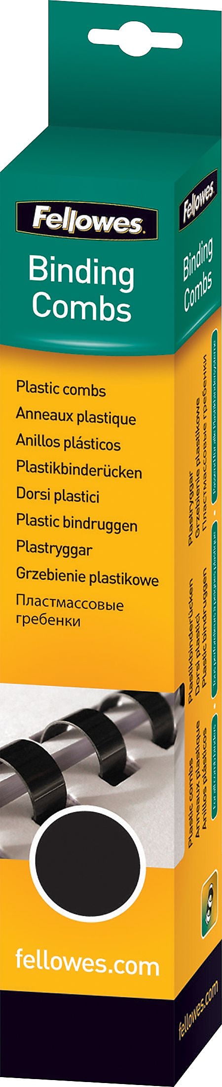 New 3/4" Yellow Plastic Binding Combs 100pk Free Shipping 