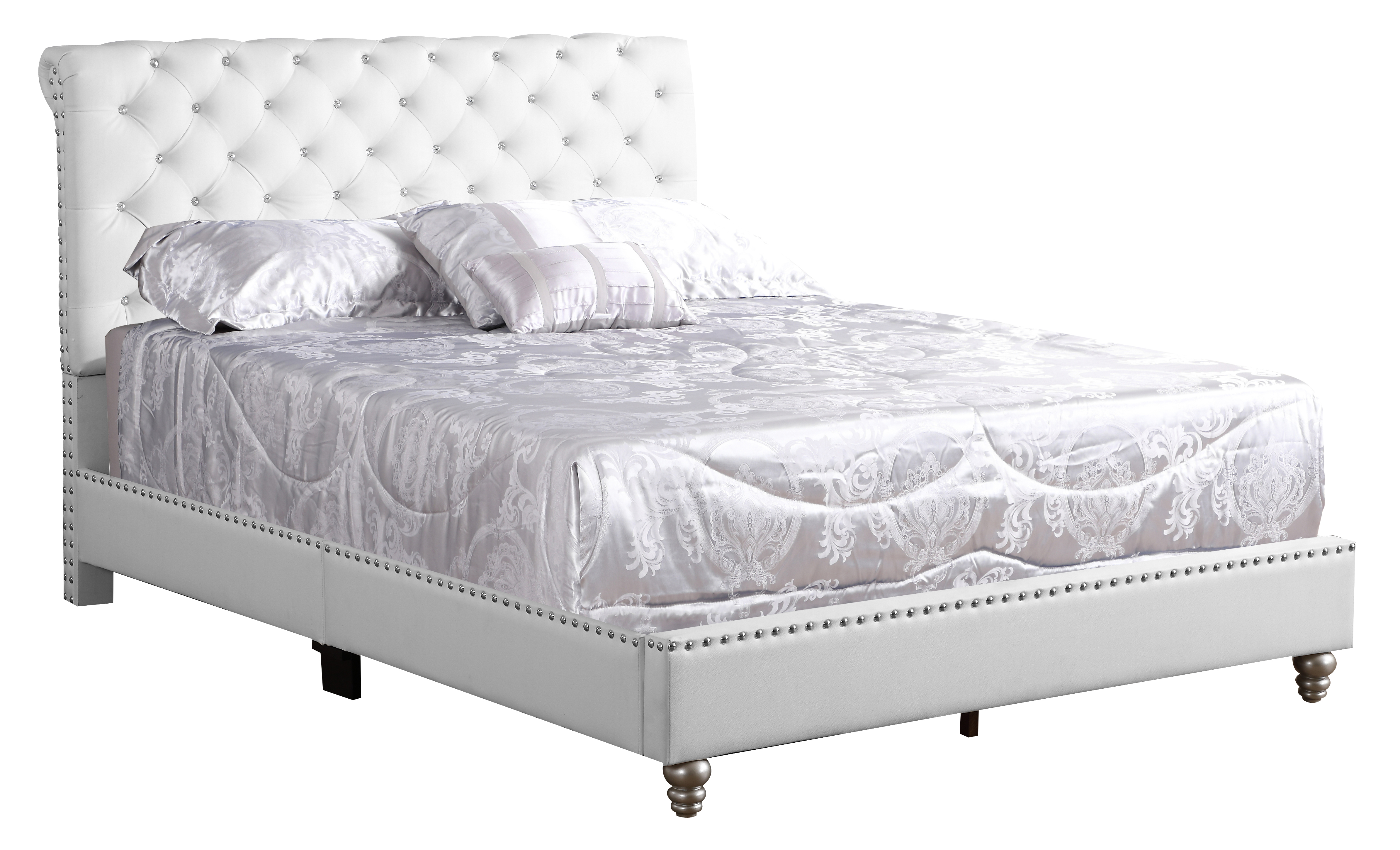 Glory Furniture Maxx Full Bed in White Color