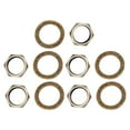 thumbnail image 1 of lionlar Set de 10pcs Joints Écrous Résistant à l'Usure Solide 3/8'' Guitare Basse Socket Écrou Joint Instruments de Musique Jack Rondelle Écrous Ensemble, 1 of 7