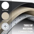 thumbnail image 4 of YIMEIS Marble mosaic geometric pattern Fall Kitchen Mats Set of 3,Xmas Winter Seasonal Farmhouse Home Seasonal Decorations Rugs for Floor - 16''*24'' and 20''*30'' and 17''*47'' in, 4 of 10