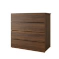 thumbnail image 4 of Nexera 4-Piece Bedroom Set With Bed Frame, Brown, Queen, 4 of 8