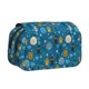 thumbnail image 1 of Disketp Cute Colorful Owls And Trees Estuche de Lápices de Doble Capa con Tapa Abatible y Cremallera, Organizador Escolar para Adolescentes y Adultos, 1 of 7