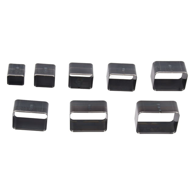 Juego De Cortadores De Perforación Huecos, Molde Cortador De Perforación De Cuero Eficiente De Alta Dureza, 8 Piezas, Portátil Para Cinturón Para Bolsa