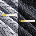 thumbnail image 6 of Chenille Seat Covers for Dining Room Chairs Stretch Jacquard Chair Seat Covers Set of 4, Washable Upholstered Chair Seat Protector Cushion Slipcover for Kitchen, Office(Black Texture), 6 of 6