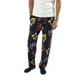 thumbnail image 7 of Five Nights At Freddy's Neon Character Heads Men's Black Sleep Pajama Pants-Small, 7 of 7