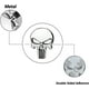 thumbnail image 4 of Etiqueta engomada del emblema del Punisher del cráneo del metal 3D 2 piezas, metal del adorno de los coches, 4 of 5