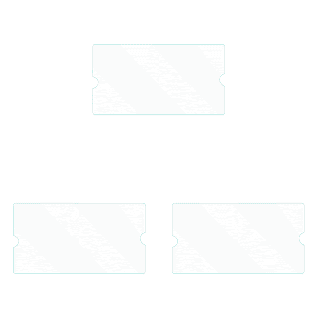 Película templada de 3 piezas Protector de pantalla ultra transparente de 0,33 mm antiarañazos para PS5 Portal