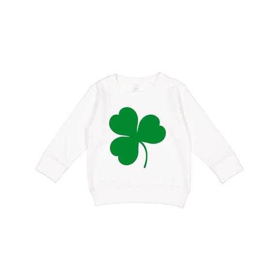Inktastic Irish Green Shamrock Toddler Sweatshirt