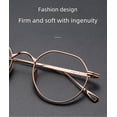 thumbnail image 3 of Gafas de titanio puro para hombre, diseño irregular, diseño de tortuga de 10.000 años, montura pequeña, montura de gafas retro, miopía, grado ajustable para mujer, 3 of 6