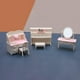 thumbnail image 3 of Juego de muebles para casa de muñecas 1/12, accesorios DIY para interacción entre padres e hijos, 4+ piano m, 3 of 8