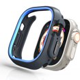 thumbnail image 5 of Compatible for Apple Watch Case 49mm Series Ultra 2 / Ultra, Shockproof Ultra-Thin Hard PC Rugged Case All-Around Edge Protective Cover Frame Bumper Lightweight for iWatch Accessories, Blue, 5 of 8