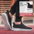 thumbnail image 6 of Sosenfer Men's Hands Free Slip on Sneakers Black, 6 of 6