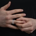 thumbnail image 6 of Wentin Reduced Rings Retro Vintage Angel And Rings Trendy Personality For Men Index Finger Ring Open Ring Anti Thai Silver Wing Ring For Women, 6 of 8