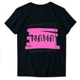 thumbnail image 1 of Blusas de Manga Corta para las Mujeres Divertido Impreso Cuello Redondo Tee, Vintage Humor Gráfico Blusas de Primavera para las Mujeres, 1 of 3
