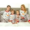 thumbnail image 4 of Tebbis Family Christmas PJS Matching Sets Cotton Pajamas Snowman for Women Men Pet Doll, Boys & Girls Size 8, 4 of 7