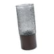 thumbnail image 5 of Jarrón de Vidrio con Base de Madera Macarena Minimalista Creativo Moderno Gris, 5 of 8