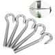 thumbnail image 5 of Screw Hooks, Heavy Duty Stainless Steel 5 Packs High Hardness Sturdy And Durable Screw In Hooks  For Indoor Outdoor Use ANGGREK M10, 5 of 8