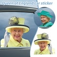 thumbnail image 3 of TONAIN Q Of England Car Window Decal Waterproof Personzed Stier Car G89C, 3 of 8