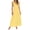 Yellow dresses, variant on Summer Saving Wycnly Dresses for Women 2024 Summer Casual Empire Waist Tie Strap Loose Swing Maxi Sundress Solid Sleeveless V-Neck Long Formal Dresses for Women Orange XL