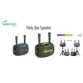 thumbnail image 5 of Party Box-Wireless 120W Portable Waterproof  Bluetooth Karaoke Speaker with a Tripod & Two Microphones, Gray, 5 of 13