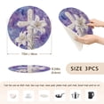 thumbnail image 2 of BZSMCE Mats for Pots,Pans Place Easter Cross Printing Simple Style Pattern Pot Mats, 2 of 6