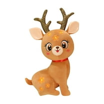 Deer Fawn Plush, Cute Stuffed Animal, Soft Toy, Plush Toy, Gifts for Kids, Plush Deer for Boys Girls Adult Birthday Christmas Hug Teaching Home Decor