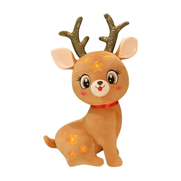 Deer Fawn Plush, Cute Stuffed Animal, Soft Toy, Plush Toy, Gifts for Kids, Plush Deer for Boys Girls Adult Birthday Christmas Hug Teaching Home Decor
