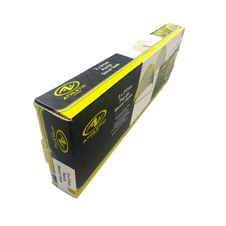 ATHLETIC WORKS 3X2FT 2 PACK POP-UP SOCCER NETS WITH CARRY BAG, YELLOW AND BLACK