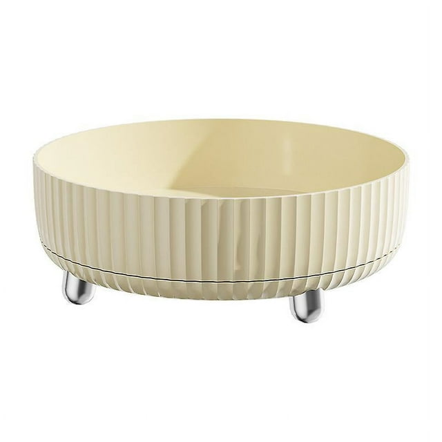 Especiero giratorio para cocina, Especiero de cocina, Especiero giratorio para guardar especias y frascos en la despensa, Especiero de plástico 28 cm