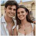 thumbnail image 5 of "Collares De Amistad Espada Y Corazón Para Mujer  Lab.G plata con rojo ", 5 of 5