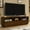 TV Stand - Walnut, variant on 63" Mid-Century Modern TV Stand for TVs up to 75", Thick Sturdy Farmhouse Entertainment Cabinet, Media Console for Living Room, Louver Design & Solid Wood Drawers & Outlet Holes, Walnut