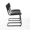 thumbnail image 6 of Crosley Furniture Conrad 2Pc Cantilever Dining Chair Set in Distressed Black, 6 of 9