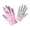 Pink, variant on 2-Pair Age 6-9 Kids Gardening Gloves,6.5IN Children Yard Work Gloves,Soft Safety Outdoor Playing Gloves