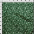 thumbnail image 5 of oneOone Rayon Green Fabric Travel Craft Projects Decor Fabric Printed By The Yard 56 Inch Wide, 5 of 5
