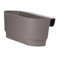 thumbnail image 2 of LOVIVER Railing Planter Modern Hanging Flower Pot for Farmhouse Outdoor Plants Porch 39.5cmx18cm Gray, 2 of 8