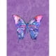 Carolines Treasures 8860CHF 28 x 40 Po Papillon sur Toile Drapeau Violet- Taille de la Maison – image 1 sur 4