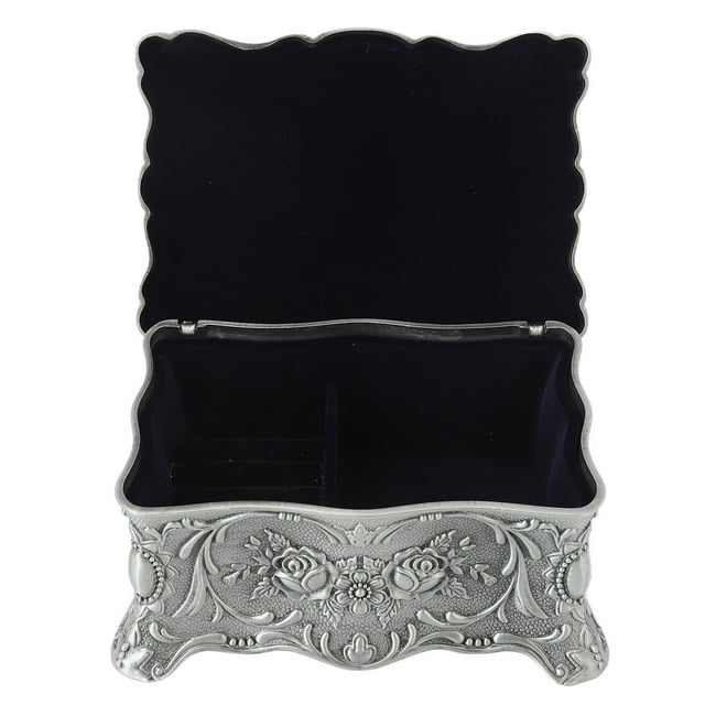 Cofre De Baratija Del Tesoro, Caja De Baratija Retro Que No Destiñe, Decorativa A Prueba De Herrumbre, Evita Arañazos, aleación De Zinc Para Dormitorio Para Anillos