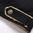thumbnail image 2 of uikmnh Mens Coats and Jackets Mens Fashion Solid Pocket Cardigan Button Sweater Jacket Size:2XL, 2 of 5