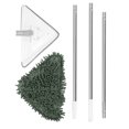 thumbnail image 1 of Acero, Fregona De Limpieza Triangular, Limpiador De Vidrio Retráctil, Fregona Triangular Giratoria De 360 Grados, Raspador Triangular De Ventana, Limpieza De Ventanas, Poste Telescópico 2 Tubos matsuzay HA027374-03, 1 of 6