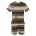 thumbnail image 5 of NTACZA Ensemble de 2 Pcs Chemise et Short pour Hommes, Manches Courtes, Survêtements Graphiques Col Rond 3TG, 5 of 5
