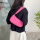 thumbnail image 4 of Bolso Mujer Retro Hombro Tachonado Decoración PU Tote Bolso Casual Diario Citas Monedero Rosa Rojo Rojo, 4 of 8