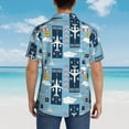 thumbnail image 6 of Haiem Airplanes and Aviation Signs Printed Hawaiian Shirt for Men - Men’s Casual Beach Summer Shirts - Stretch Fabric with Modern Fit-3X-Large, 6 of 9