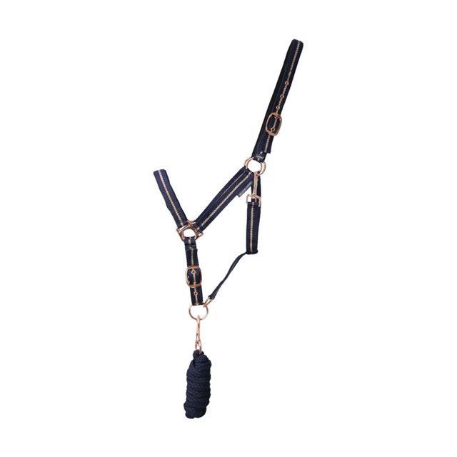 Hy Collier de Cheval Pailleté et Cordelette