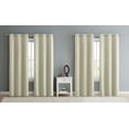 thumbnail image 2 of VCNY Home Jordan 4-Piece Solid Grommet Blackout Curtain Set, Beige 38" x 84", 2 of 2
