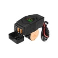 thumbnail image 3 of Cargador USB para motocicleta perfecl Accesorio de fácil instalación con voltímetro e interruptor, 3 of 8
