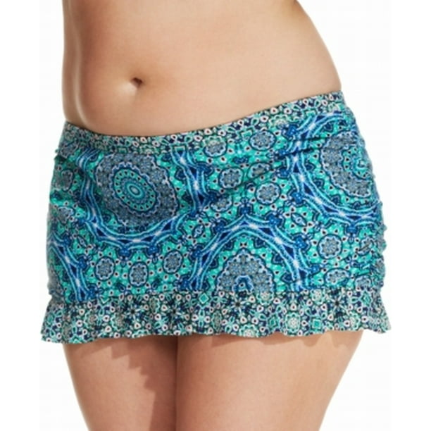 Jessica Simpson Jessica Simpson NEW Green Womens Size 2X Plus Swim